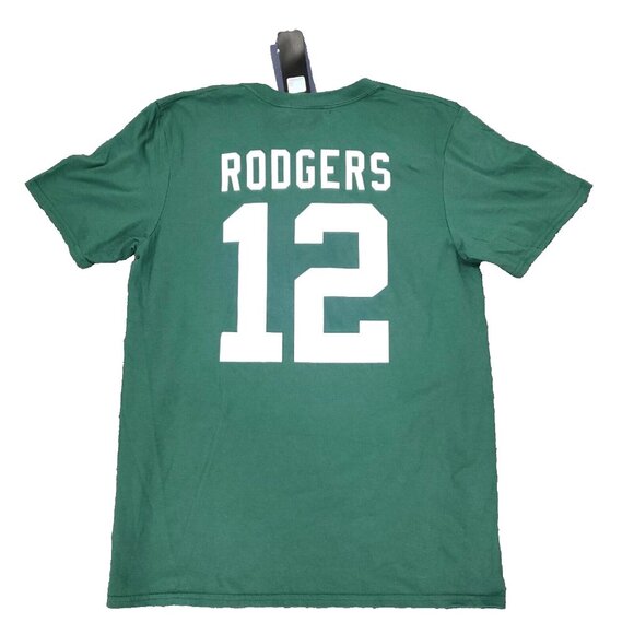 Fanatics Green Bay Packers Aaron Rodgers #12 T-shirt Mens Medium Green Graphic - Picture 7 of 8